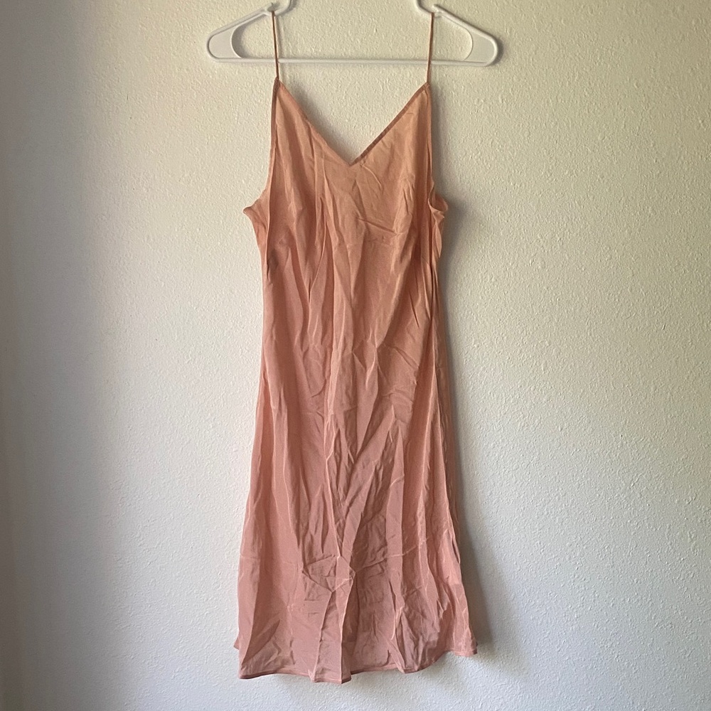 Rich Radi Qi’s Pink Chemise Slip Dress Large Babydoll Lingerie Fairy Slip Dress